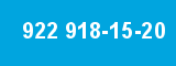 922 918-15-20
